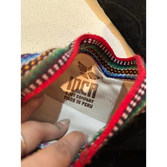 Inca Boot Company Electra Zora Knee High suede embroidered boots `` - Picture 6 of 9